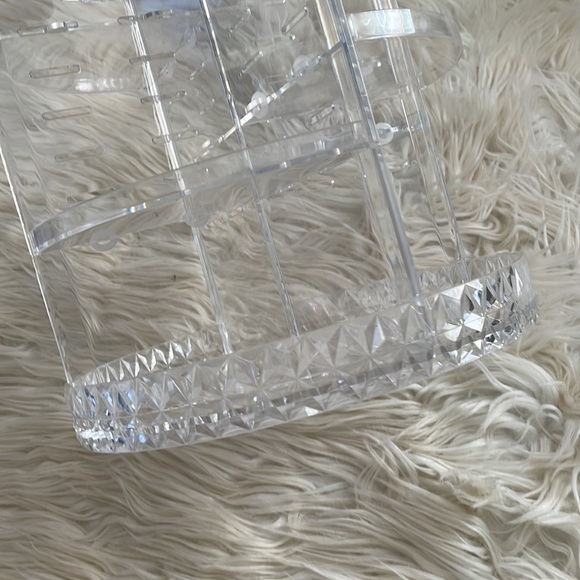 Make up 4 shelf organizer Clear plastic personal care storage swivel lazy Susan - Picture 17 of 17